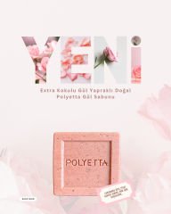 POLYETTA Extra Kokulu Gül Yapraklı Doğal Gül Sabunu
